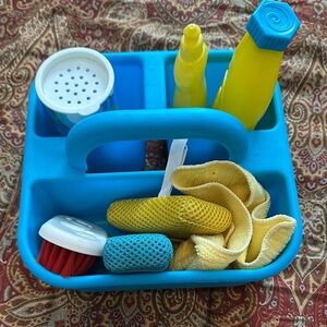 Kids Cleaning Toy Set - Blue and Yellow